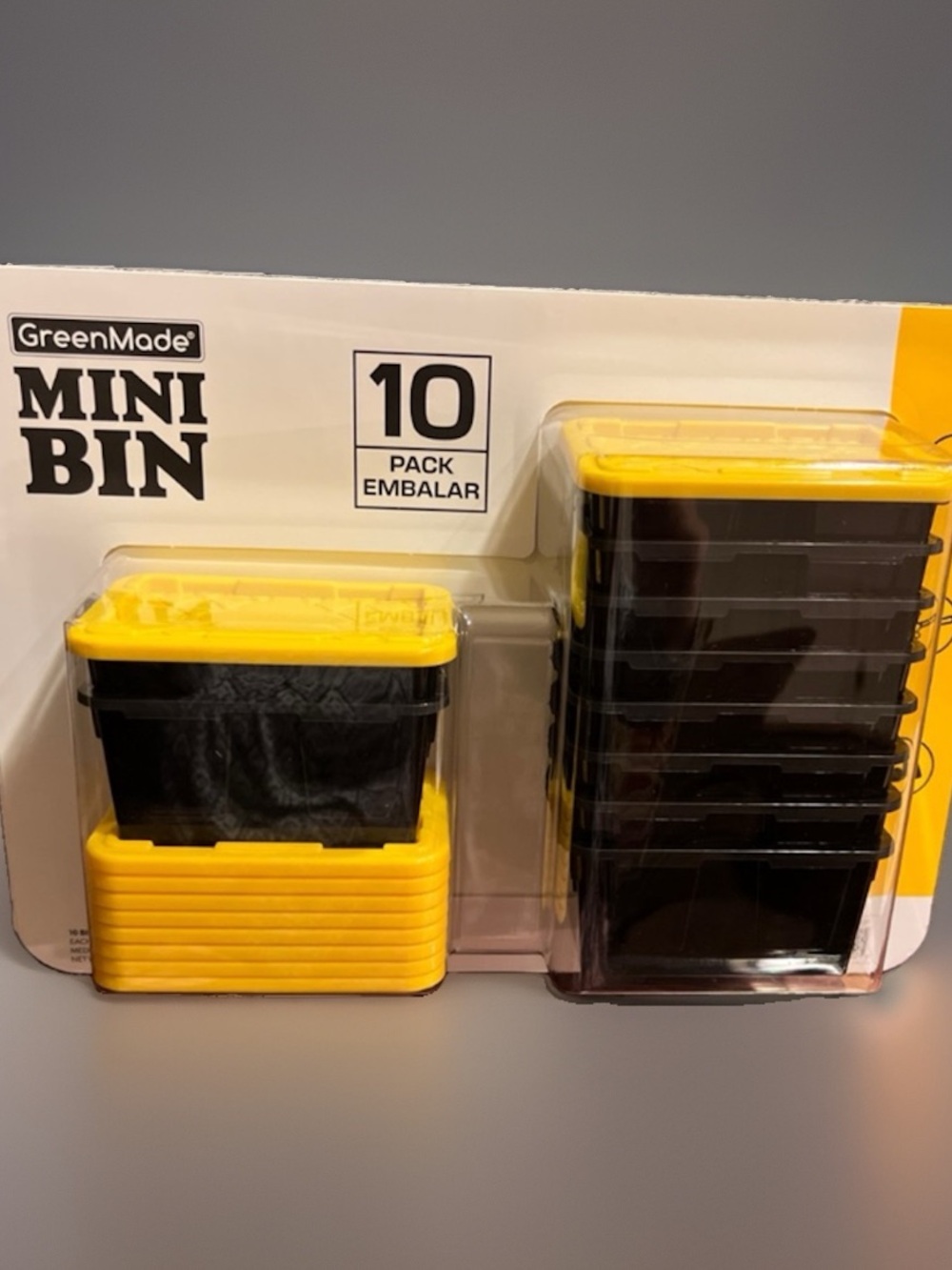 MINI BIN BINS 10 PACK BY GREENMADE